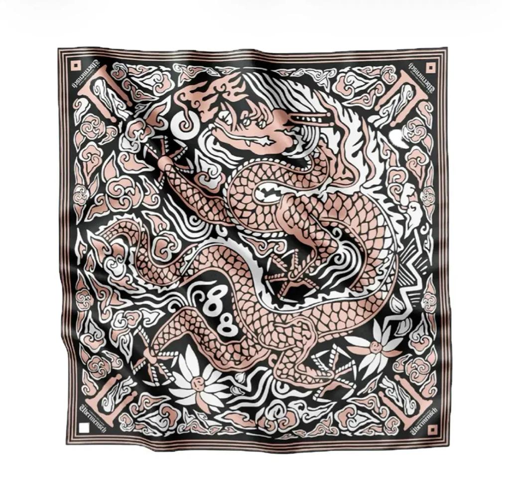 G-DRAGON Weaver Mensch Scarf Black Used