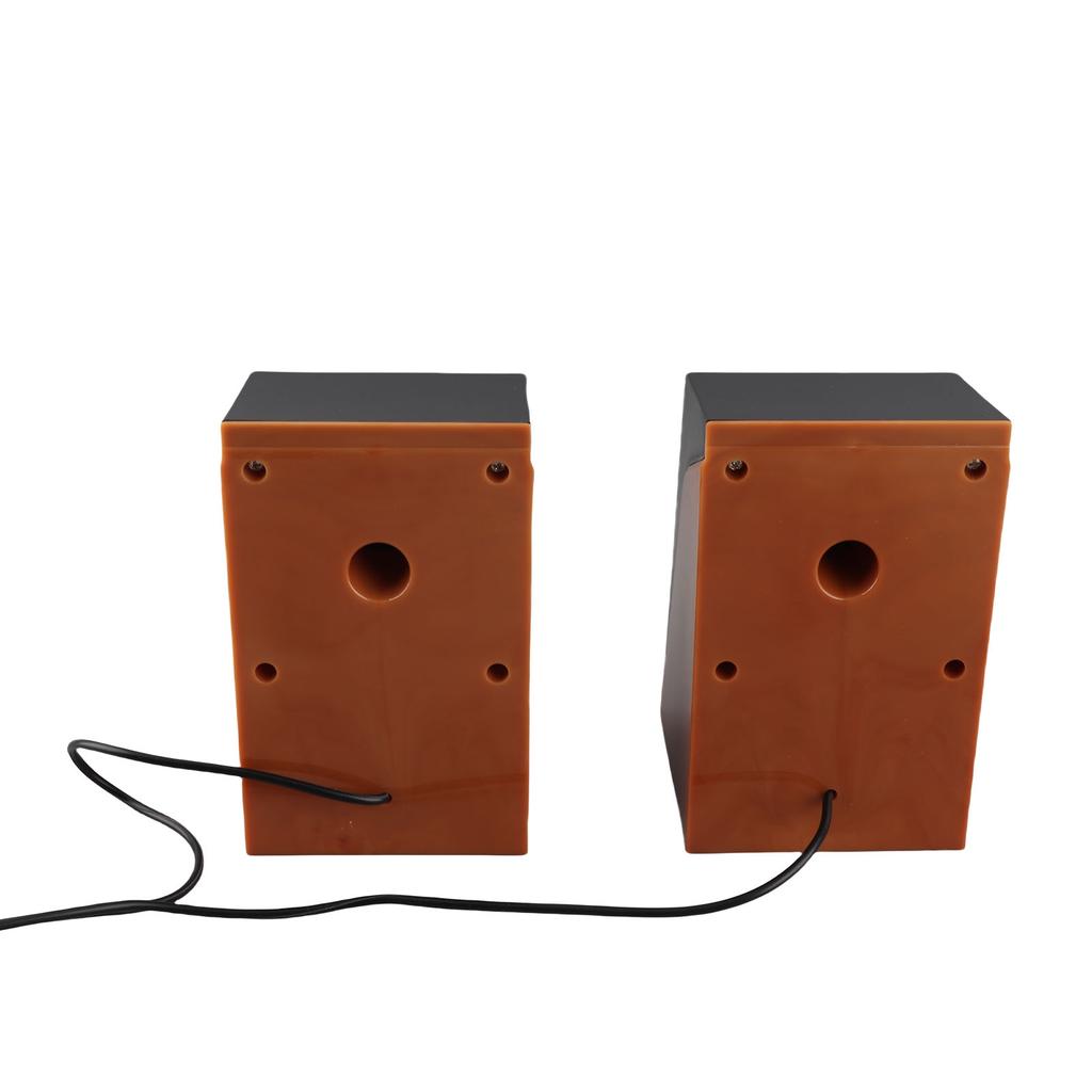 PC Speakers HiFi Deep Bass Adjustable Volume Plug and Play Desktop Speakers for TVs Computers Laptops Phones