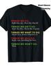 T-shirt Divertente da Uomo con Testi - Titoli di Canzoni e Citazioni di Film T-shirt Morbida a Manica Corta con Vestibilità Larga con Icona