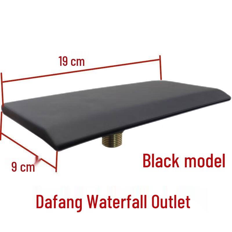 

TLXT Wall-Mounted Waterfall Bathtub Faucet 5-Piece Set