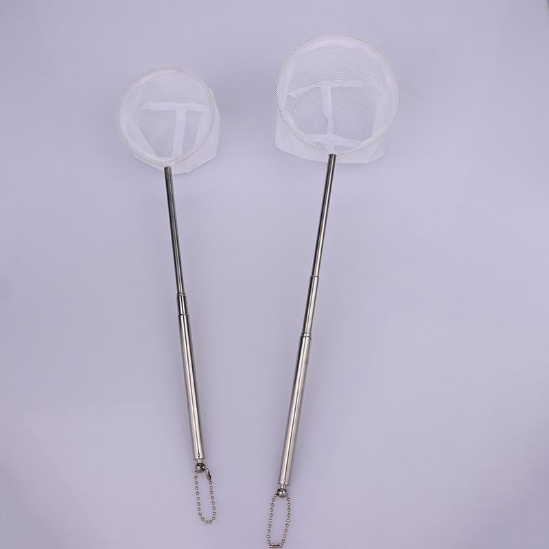 1Pc Aquariumfish Fishing Net Stainless Steel Retractable Small Shrimp Fishing Nets Fish Shrimp Tank Aquarium Accessories