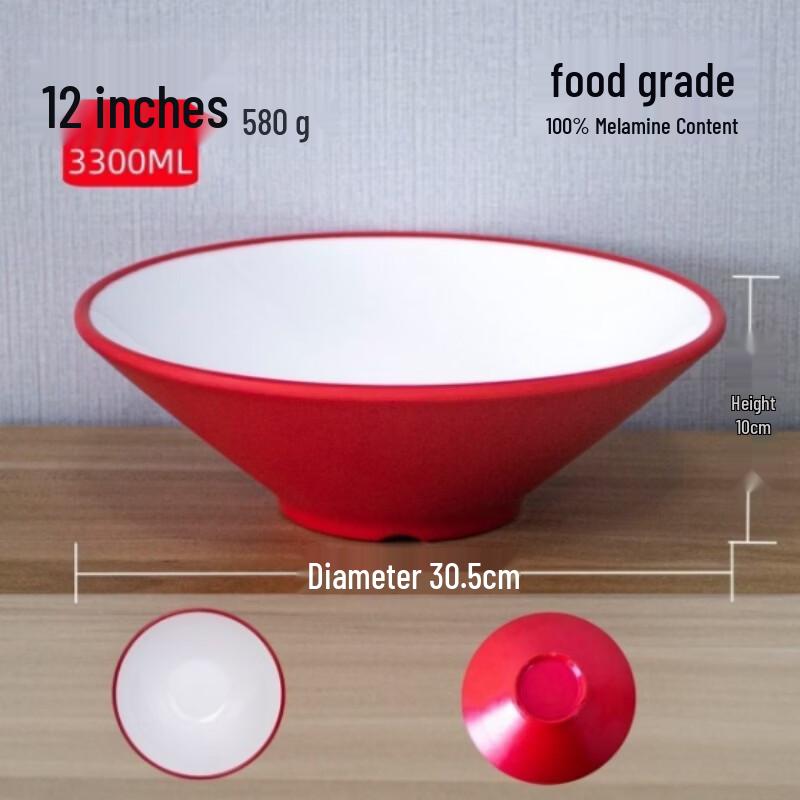 Xiaoyueya Commercial Melamine Conical Bowl for Restaurants