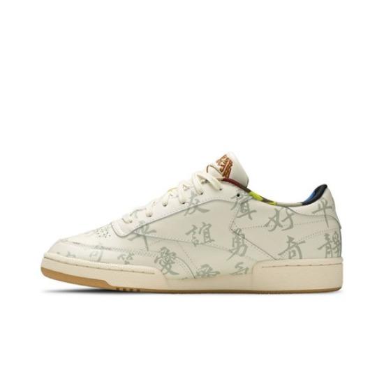 Reebok Kung Fu Panda X Club C 85 'Chinese Calligraphy' GZ8633 Men's Shoes