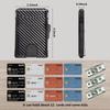 Men's RFID Pop-up Metal Card Holder Wallet with Magnetic Closure