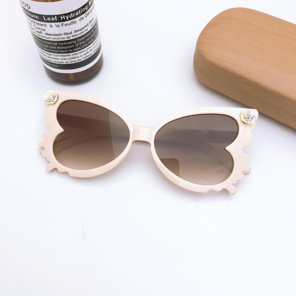 Women'S Light Luxury Diamond-Encrusted Glasses, Advanced Concave Sunglasses, Children'S Uv-Proof Sunglasses