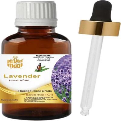 Levenmooi Lavendel (Lavandula angustifolia) Ren & Naturlig Æterisk Olie Glas af Terapeutisk Kvalitet