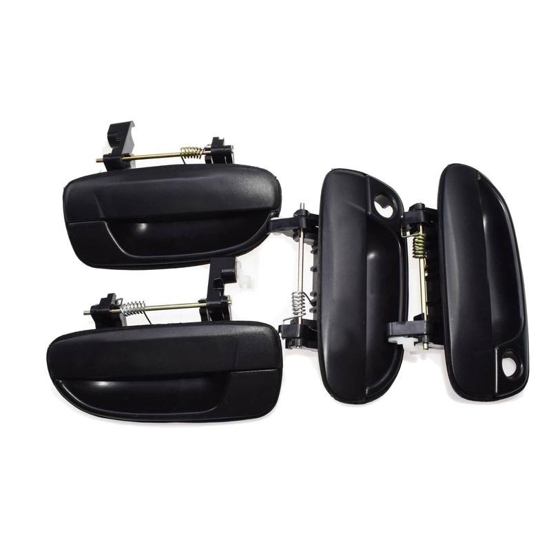 DT08 4PCS(Front Rear Left Right)Outer Outside Exterior Door Handle Black for Hyundai Accent 2000-2005 New