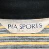 PIA SPORTS Border Pattern Short Sleeve Polo Shirt 4 Yellow Men's Used