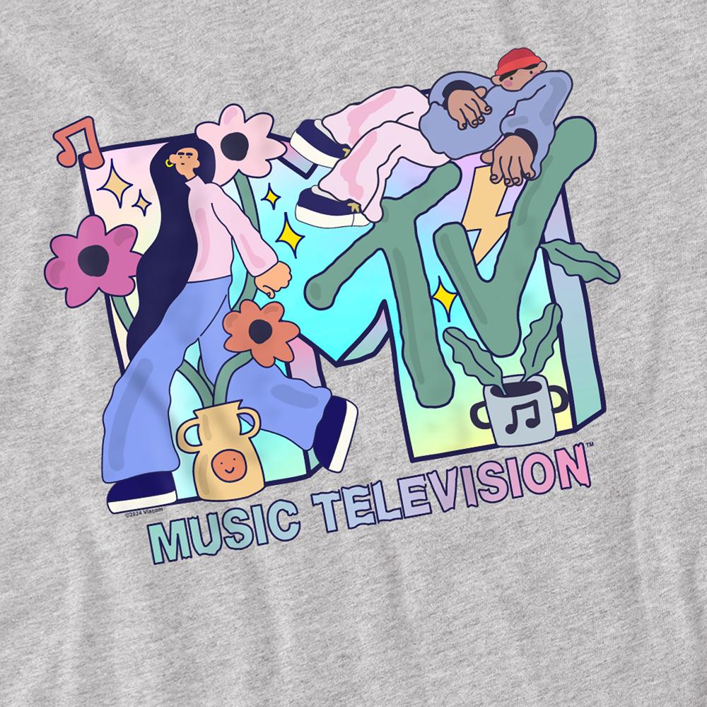 MTV Unisex Adult Groovy Icons T-Shirt