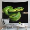 Fear Cobra Tapestry Reptiles Snake Tapestry Wildlife Illustration Tapestry Wall Hanging Home Living Room Bedroom Dorm Tapestries