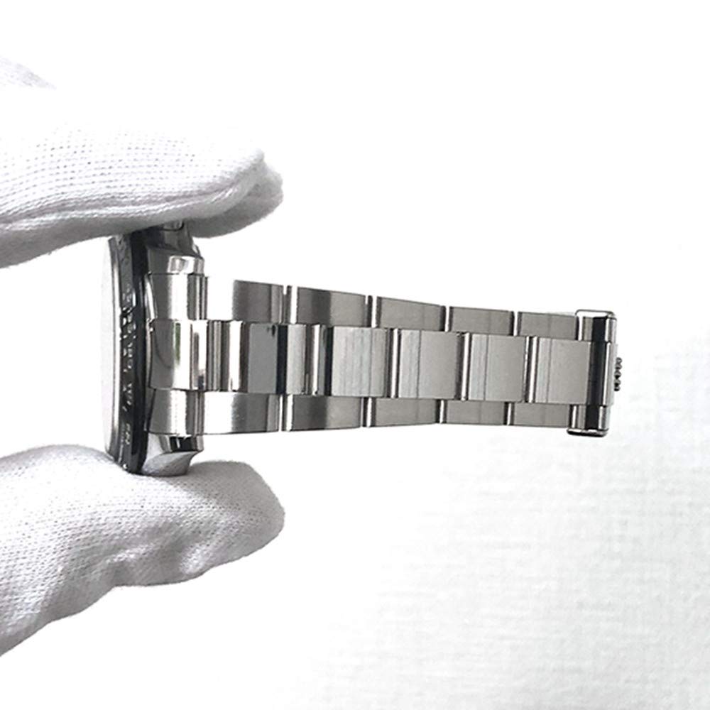 BMClean V9 Men's Automatic Watch, Luxury 100m Water Resistant Mechanical Watch, 904L Steel, Date Display, Luminous (Silver-F)