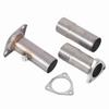 3PCS Catalytic Exhaust Pipe Converter Replacement for Honda  Acura Engine Swap 2.5in Pipe