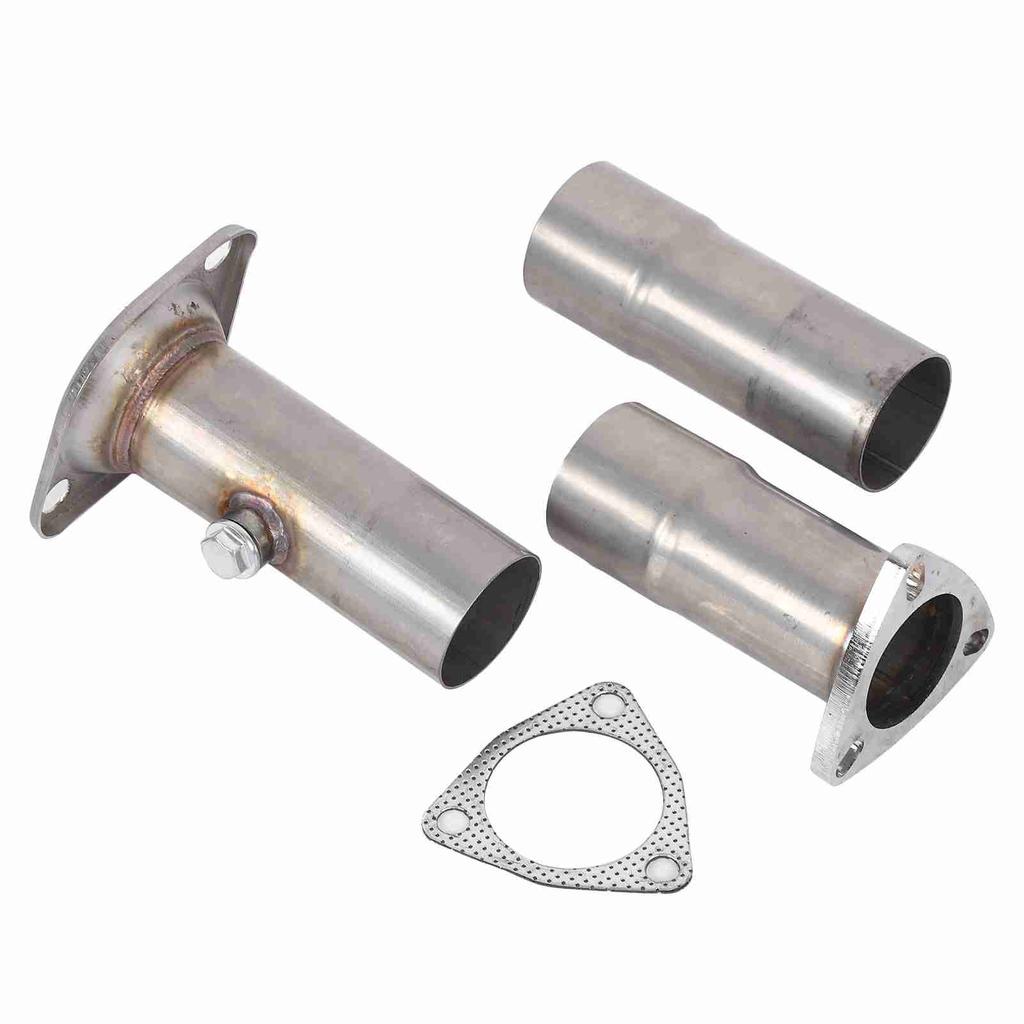 3PCS Catalytic Exhaust Pipe Converter Replacement for Honda  Acura Engine Swap 2.5in Pipe
