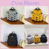 Modern Canvas Drawstring Backpack For Kids Large Capacity Lightweight Unisex Design