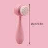 1PC Silicone Manual Face Cleansing Brush, Handheld Facial Brush for Daily Cleansing & Makeup Removal