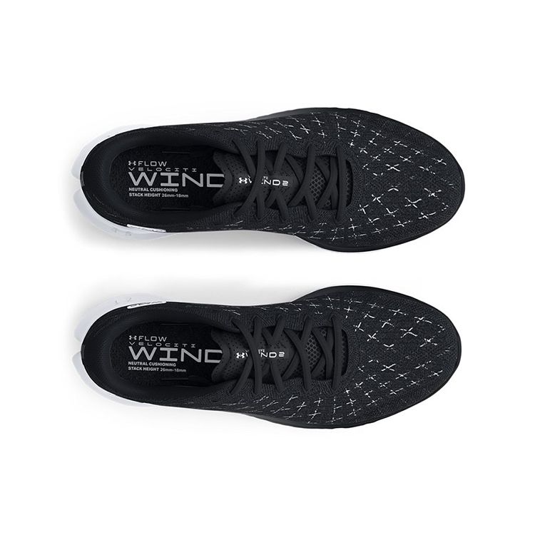 Under Armour Flow Velociti Wind 2 CN Black White Women 3025662-003