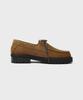 Firenze Atelier [Vibram] Standard Casual Sole Boat Shoes 5099 [Mid Brown Suede]