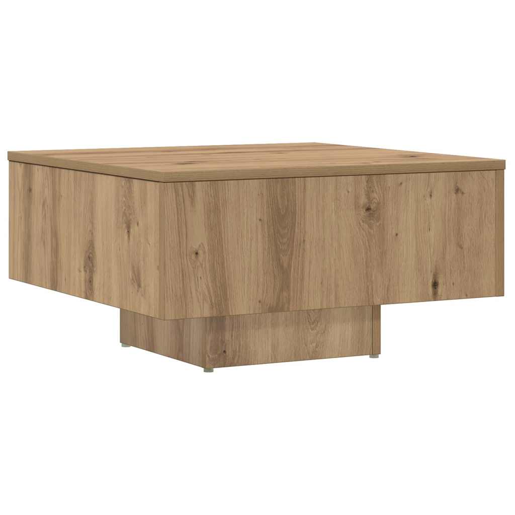 vidaXL Couchtisch Artisan-Eiche 60x60x31,5 Cm Holzwerkstoff