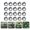 10/20/50pcs Shade Clips Hooks Shade Cloth Clamps Wire Mesh Fixing Black Fence Netting Clips Hanging Practical High Quality