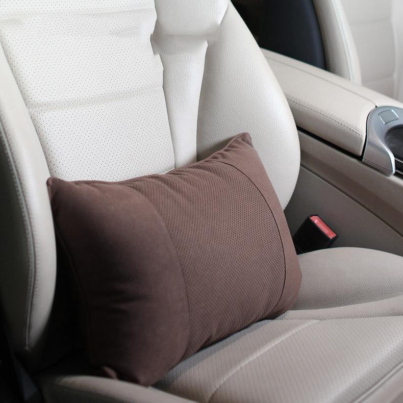High-Grade Car Neck Pillow For Mercedes Benz Maybach - Breathable Hole Car Headrest Auto Lumbar Pillows Interior Accessories