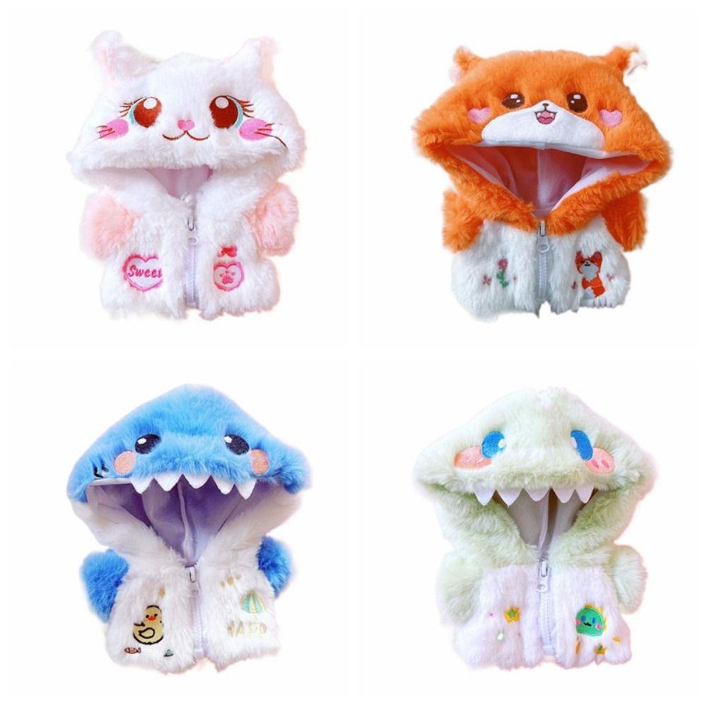 Fluffy Cotton Doll Clothes Plush Coat Doll Toy Clothes Plush Dolls Clothes  Children's Gift