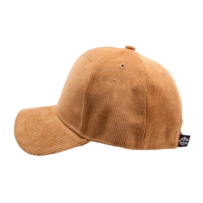 EIGHTVOLUME Ev Plain Corduroy Cap (Brown)