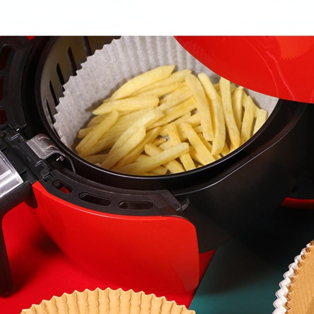 Air Fryer Disposable Paper  For Air Fryer Cheesecake Air Fryer Accessories Parchment Wood Pulp Steamer Baking Paper