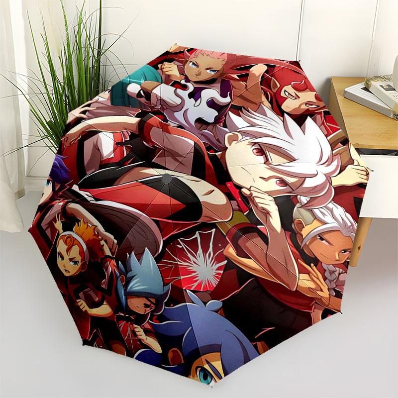 

1pc Dragon Ball Heroes Outdoor Umbrella - Automatic Opening/Closing, 3-Fold Design with 8-Rib Iron Frame - Perfect Gift for Fans, Travelers, Daily Use