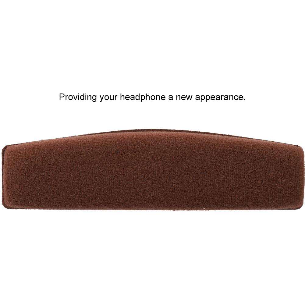 Replacement Headband Head Beam Cushion Pad for Sennheiser HD598(Flannelette Brown)