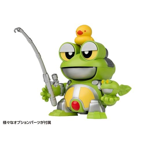 Wave Tachibana Neko Kogyo QOSMOS Series Bee Robo Kabutack Gerotan & Dangoron Set, Non-Scale, Approximately 10cm Tall, Pre-Colored Plastic Model Kit, K