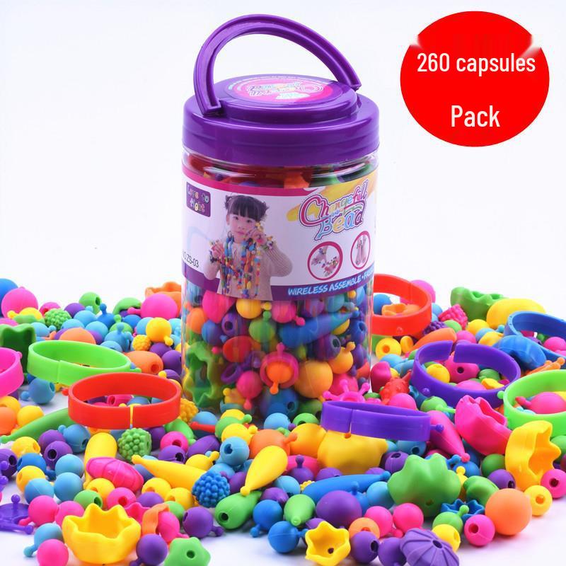 

Yanxuan Beads: DIY Necklace & Bracelet Kit for Kids – Educational Puzzle Toys