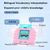 Sprechende Karteikarten, Lernspielzeug für Kleinkinder von 0–3 Jahren mit Soundeffekt, frühes Englischlesen