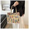 Linen Bag Hand-painted Cotton Sacks Jute Portable Imitation Sacks Linen Bags Shopping Bags Laminated Bags