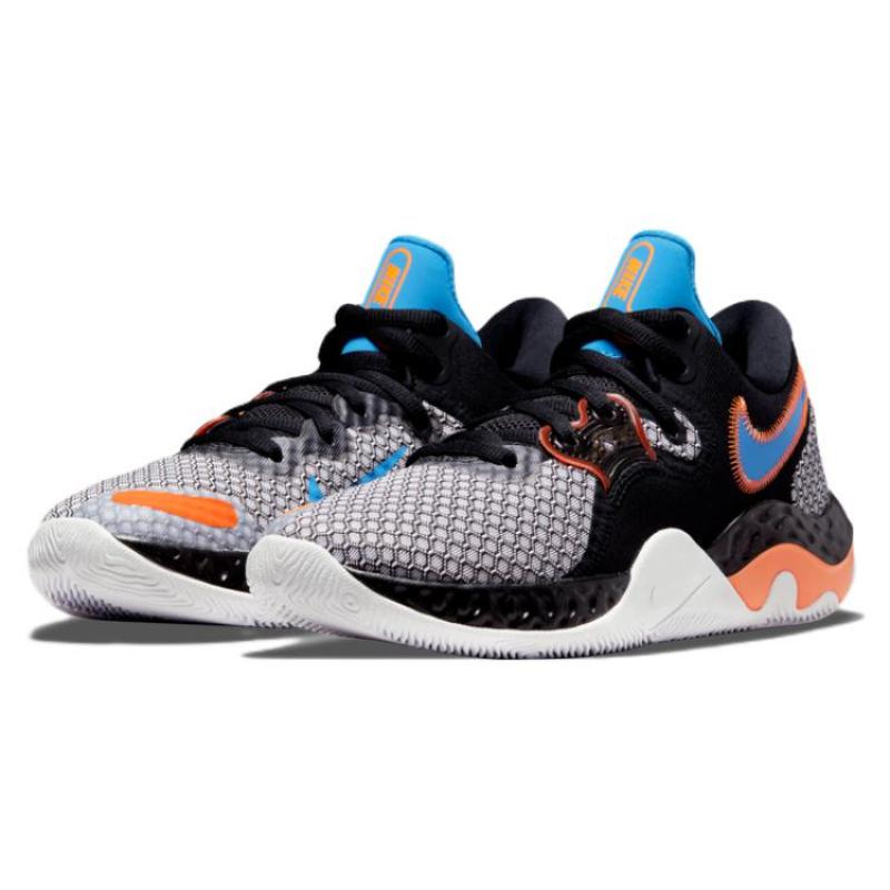 Nike Renew Elevate 2 Black Total Orange Sneakers CW3406-003