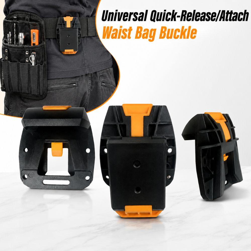 Sturdy ABS Tool Bag Belt Clip Buckle Quick-Release/Attach Tool Bag Fixing Clip All Tool Waist Bag
