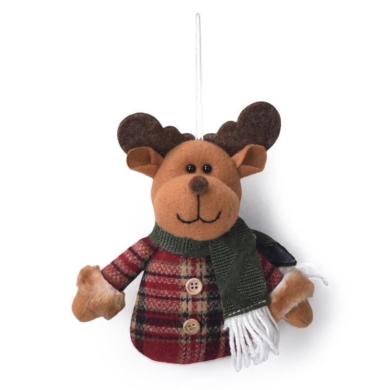 

Рождественские украшения Рождественская елка Подвеска Кукла Трансграничная Ретро Подвеска Кукла Старик Снеговик Лось Подарок Milu deer