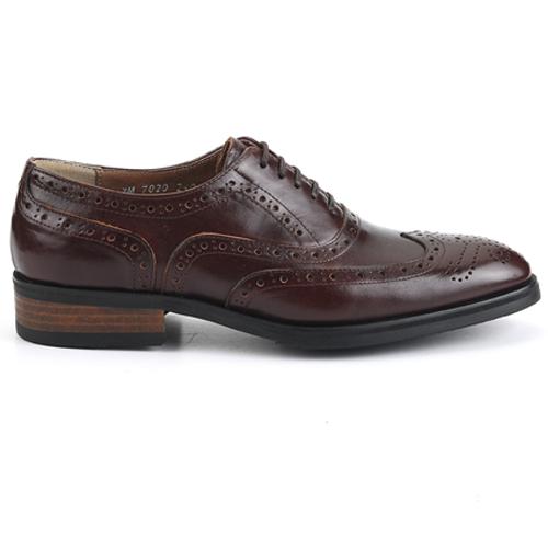 Roshoeman 7020 Wingtip Brown Pull-Up