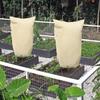 Plant Cold Proof Cover Winter Protection Frost Blanket with Adjustable Drawstring Zipper Freeze Protection Bag for Garden Shrubs Trees