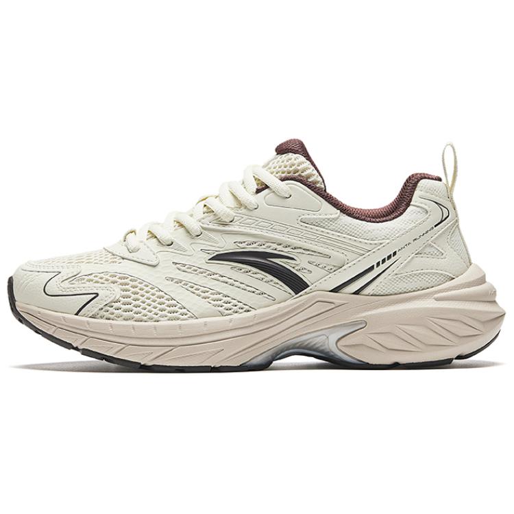 Anta At2000 Retro Casual Lightweight Breathable Running Shoes Women Sneaker Beige 922435508-4 38.5