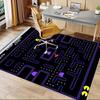1pc Pacman Classic Gameplay Carpet for Playroom Bedroom Living Room Sofa Home Decor,kids Game Area Rug Non-slip Floor Mat Y730146