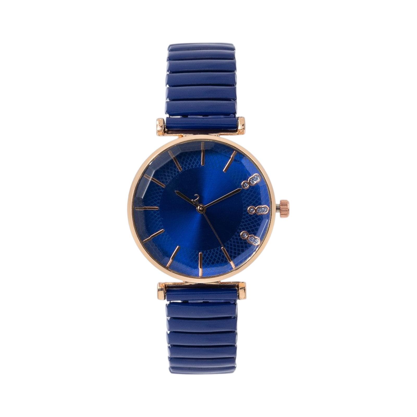 

Роскошные часы женские кварцевые с простым кристаллом, цвета «Сокровище синий», повседневные, с модным женским платьем, часы темно-синий