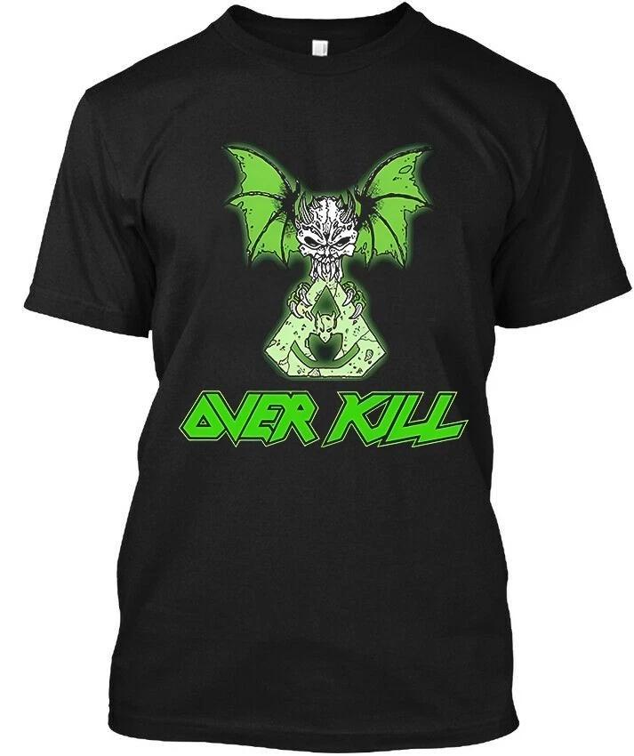 Limited New Popular Overkill American Thrash Music Classic Graphic T-Shirt 4XL
