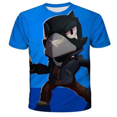 Poliestere ad asciugatura rapida BRAWL STARS Uomo Top Estate Bambini Casual Comodo Ad Asciugatura Rapida Traspirante Bambini T Shirt Abbigliamento XXS-6XL 12