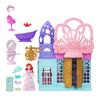 Mattel Disney Princess Fun Shop Relaxing Spa Castle Mini Playset with 1 Mini Ages Blue JLT64 Ariel's (Stackable Series! Doll) Doll, 3+,