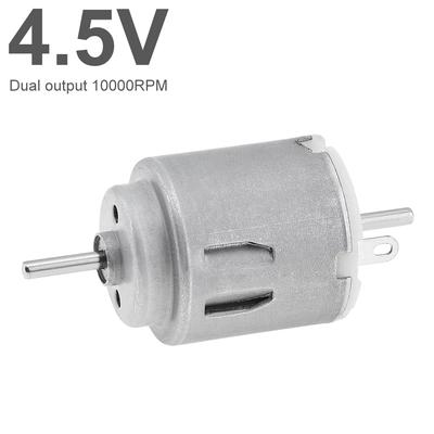  R140 Double Shaft Output DC Motor 4.5V 10000RPM High Speed Micro Motor for DIY Toys Tools