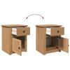 Vidaxl Szafka Nocna Panama, 46X40X57 Cm, Lite Drewno Sosnowe