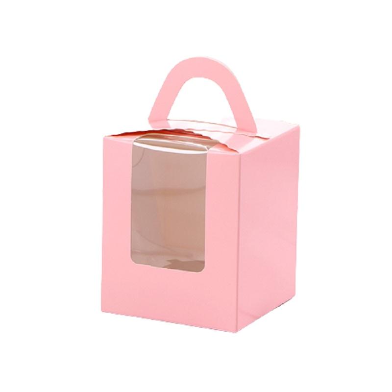 

Candy 30pcs Wedding Box Paper Cupcake Muffin Fairy Tart Bake Cake Display Window розовый