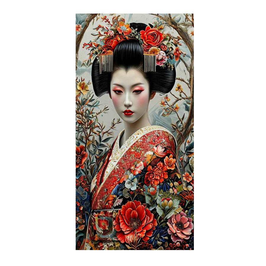 Diamond Painting New Collection Japanese Kimono Women Diy Full Rhinestone Embroidery Woman and Dragon Mosaic Cross Stitch Kits Wall Decor