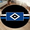 Hamburger Sportverein Round Area Rug,Carpet Rug for Living Room Bedroom Sofa Playroom Decor,Non-slip Floor Mat