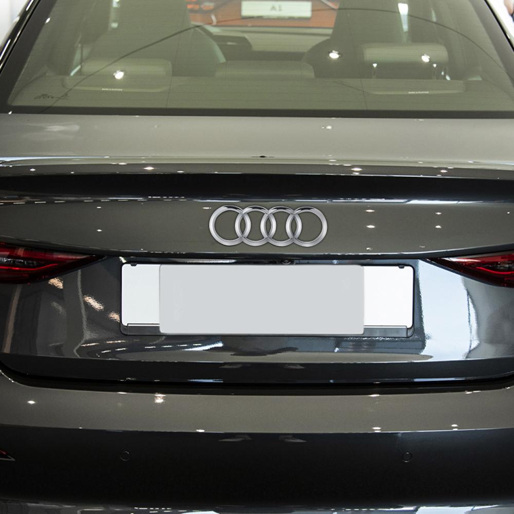 Car Styling 3D ABS Hood Front Bonnet Grill Rear Trunk Emblem Cover For Audi A4L Q2L Q3 Q5 Q7 Q8 S4 S5 S6 S7 R8 A5 A6L A7  A4 A3